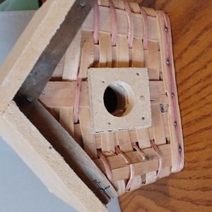 Wooden birdhouse